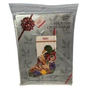 Something Special Mallards Counted Cross Stitch Kit Christmas Stocking 50362 NEW